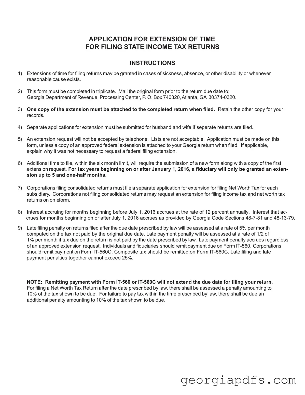 Fill Out a Valid Georgia It 303 Template