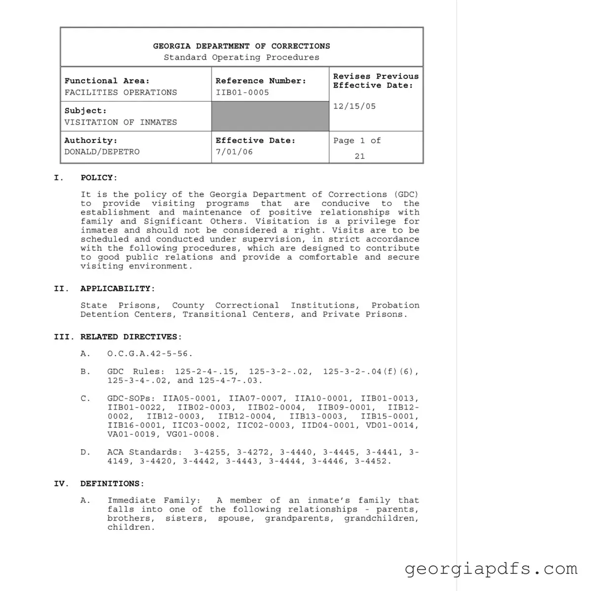 Fill Out a Valid Georgia Sop Template