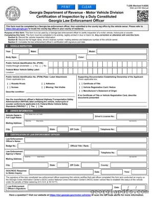 Fill Out a Valid T 22B Georgia Template